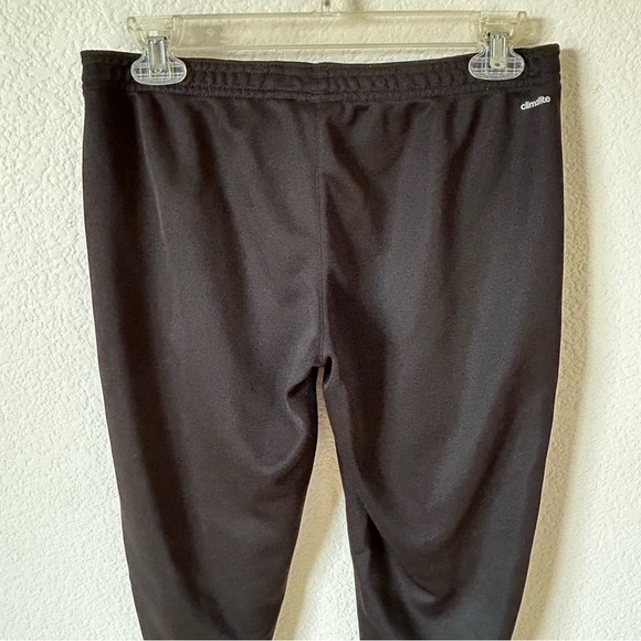Adidas Black Track, Running, workout Pants with Zipper Legs - Picture 3 of 9